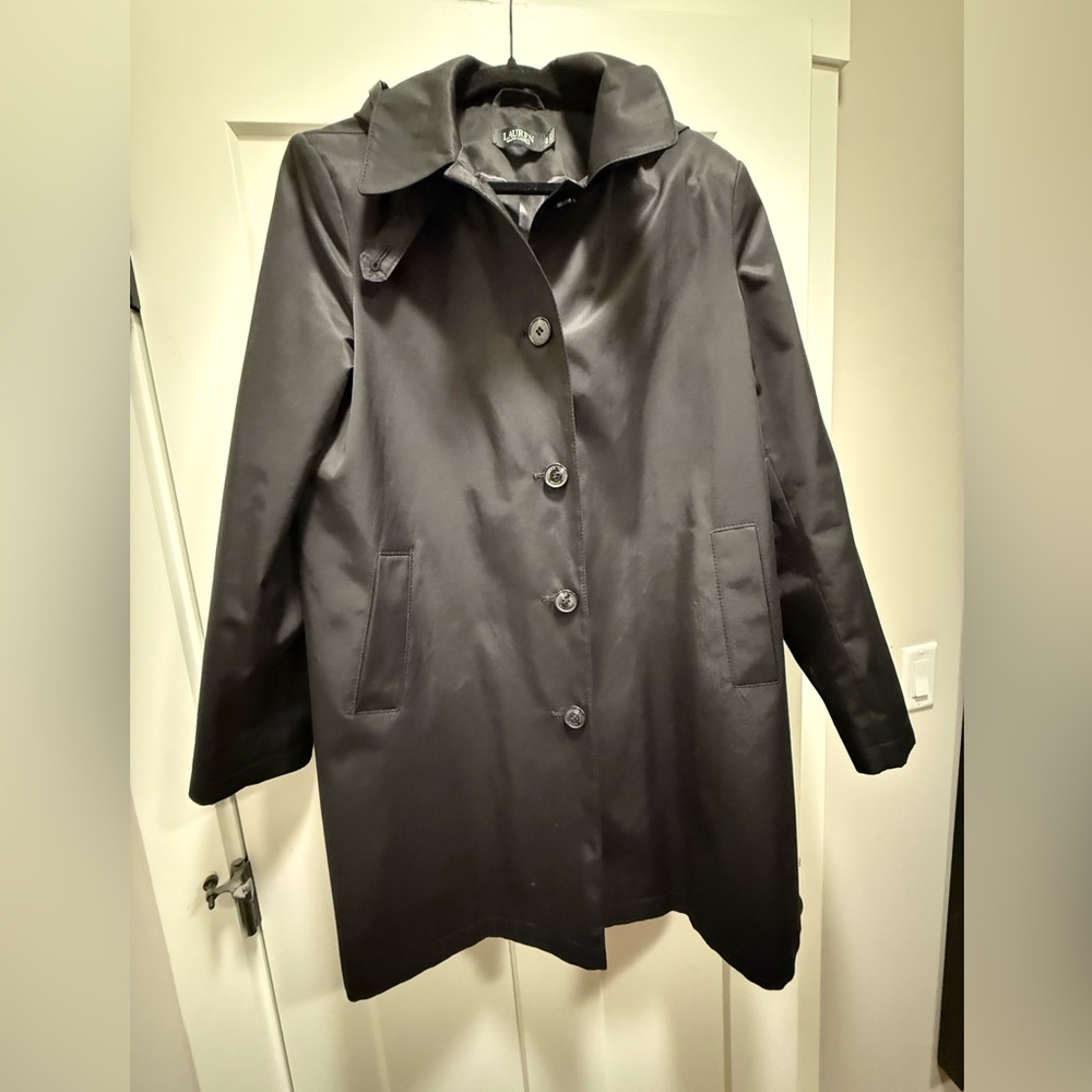 Ralph Lauren Black Trench Coat